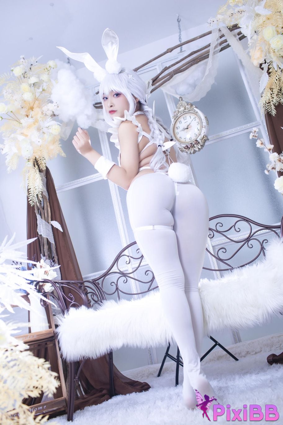 Cosplayer Luo Li LoLiSAMA azur lane Evil Bunny PixiBB.COM 027