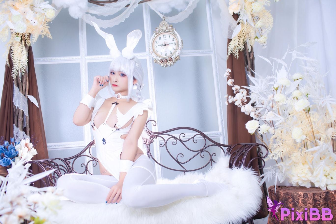 Cosplayer Luo Li LoLiSAMA azur lane Evil Bunny PixiBB.COM 028