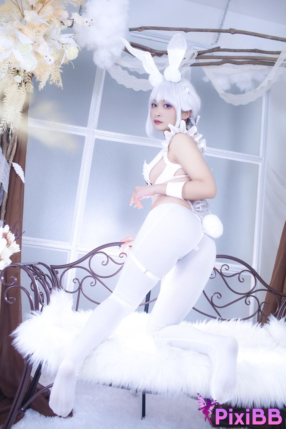 Cosplayer Luo Li LoLiSAMA azur lane Evil Bunny PixiBB.COM 034