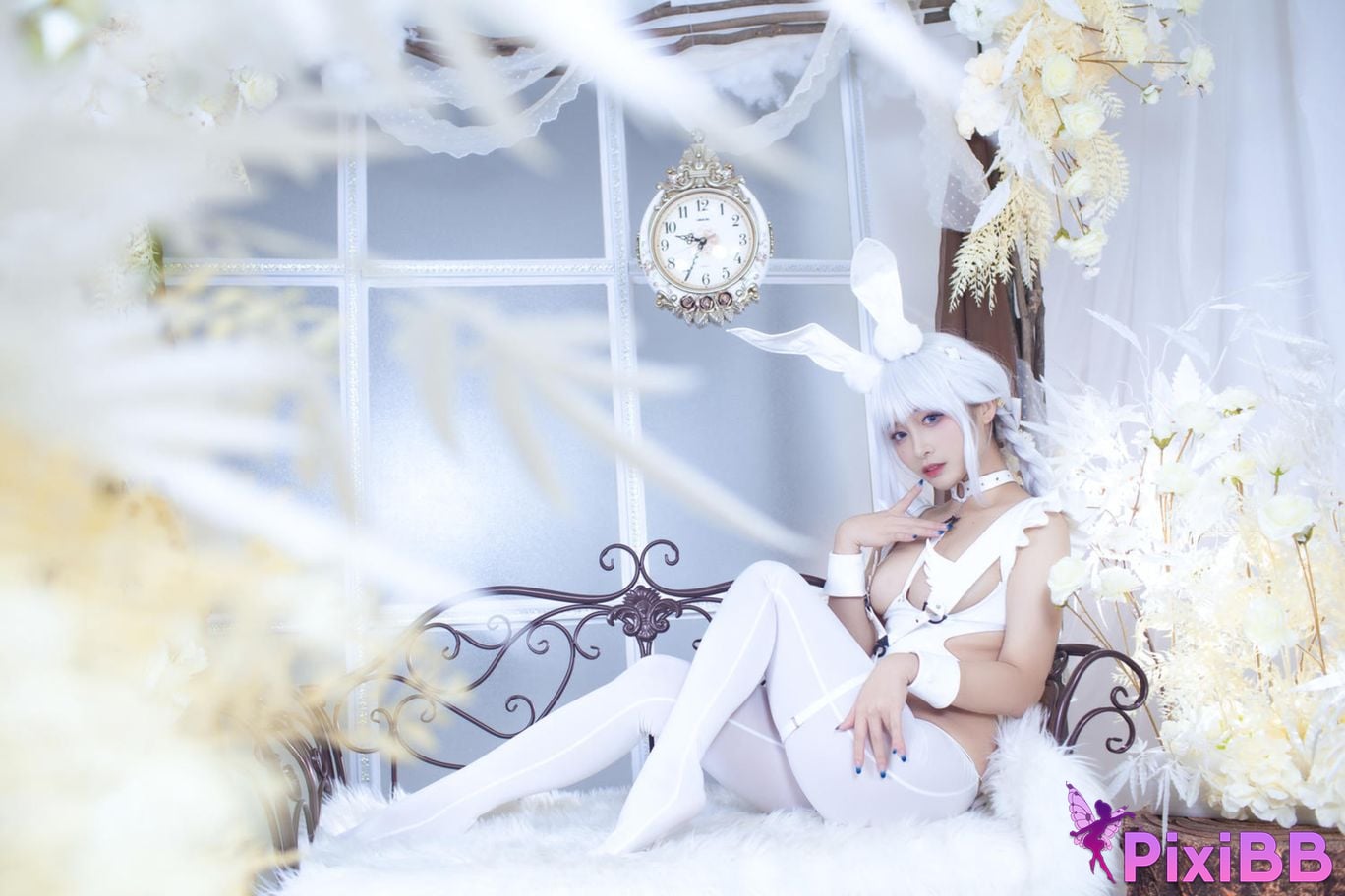 Cosplayer Luo Li LoLiSAMA azur lane Evil Bunny PixiBB.COM 037