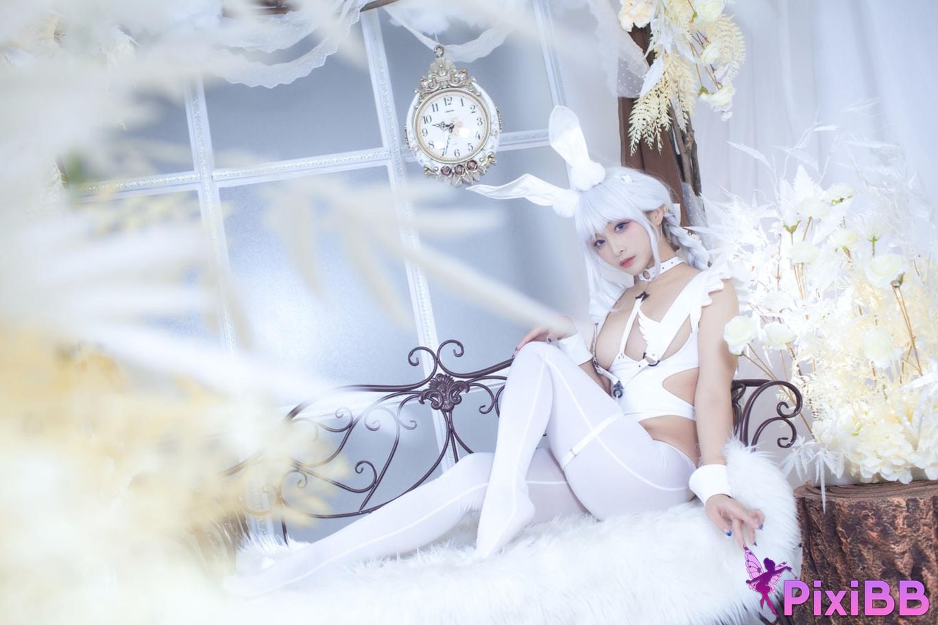 Cosplayer Luo Li LoLiSAMA azur lane Evil Bunny PixiBB.COM 038