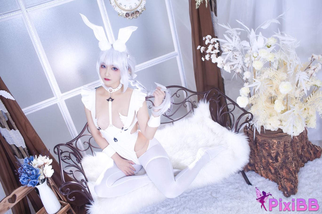 Cosplayer Luo Li LoLiSAMA azur lane Evil Bunny PixiBB.COM 040