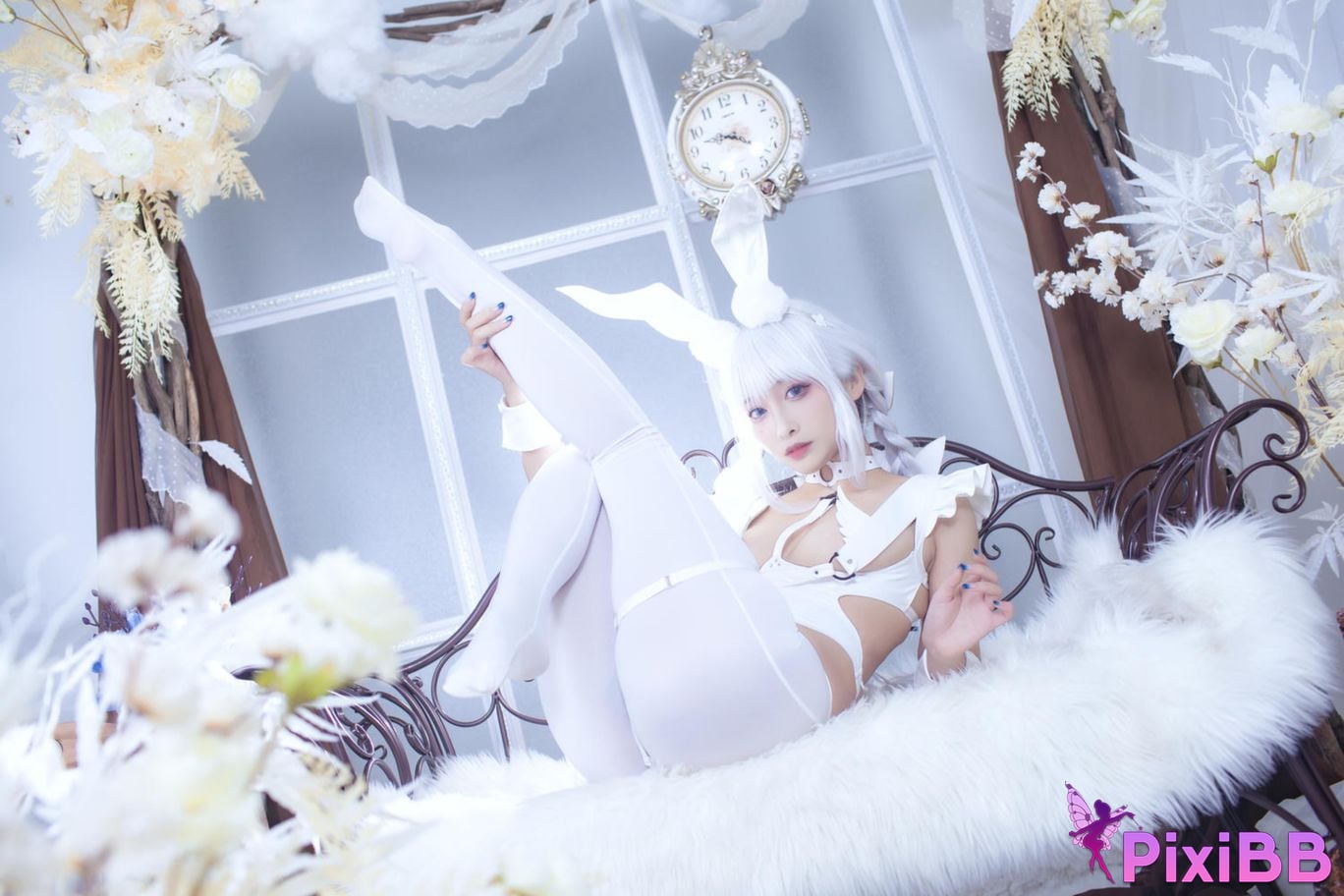 Cosplayer Luo Li LoLiSAMA azur lane Evil Bunny PixiBB.COM 047