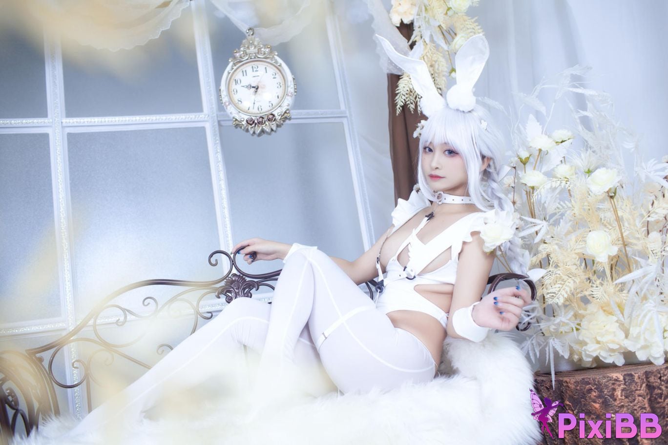 Cosplayer Luo Li LoLiSAMA azur lane Evil Bunny PixiBB.COM 051