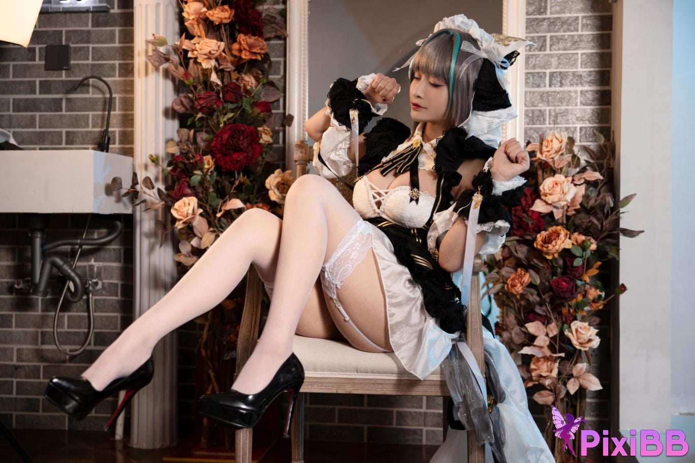 Cosplayer Luo Li LoLiSAMA Cheshire PixiBB.COM 005