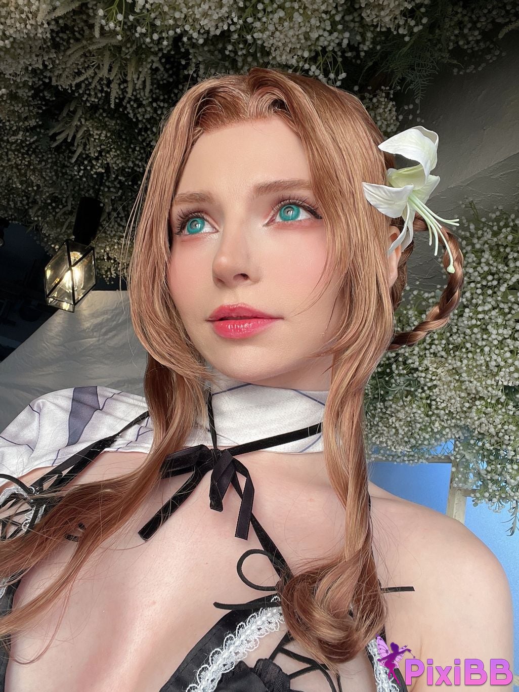 Cosplayer Peach milky Kaine Aerith PixiBB.COM 022