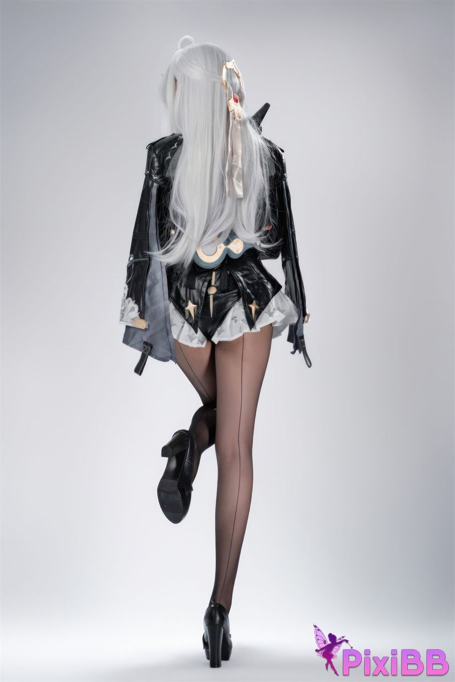 Cosplayer Senior Sister Xuan Xiao absolute zero Yixuan ink shaped traces PixiBB.COM 005