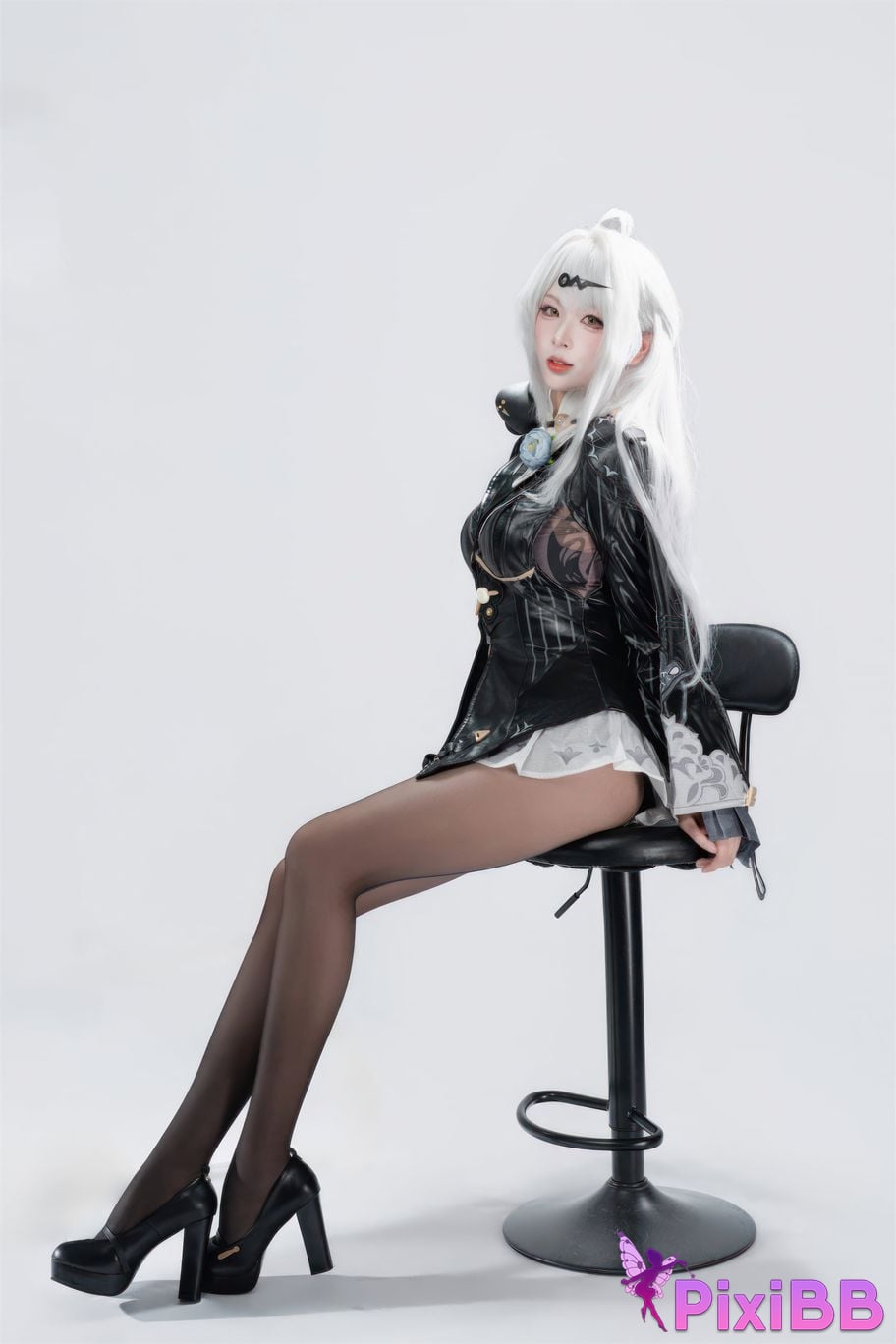 Cosplayer Senior Sister Xuan Xiao absolute zero Yixuan ink shaped traces PixiBB.COM 031