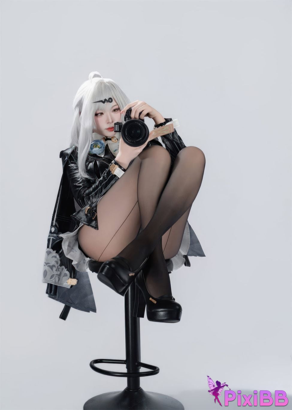 Cosplayer Senior Sister Xuan Xiao absolute zero Yixuan ink shaped traces PixiBB.COM 051