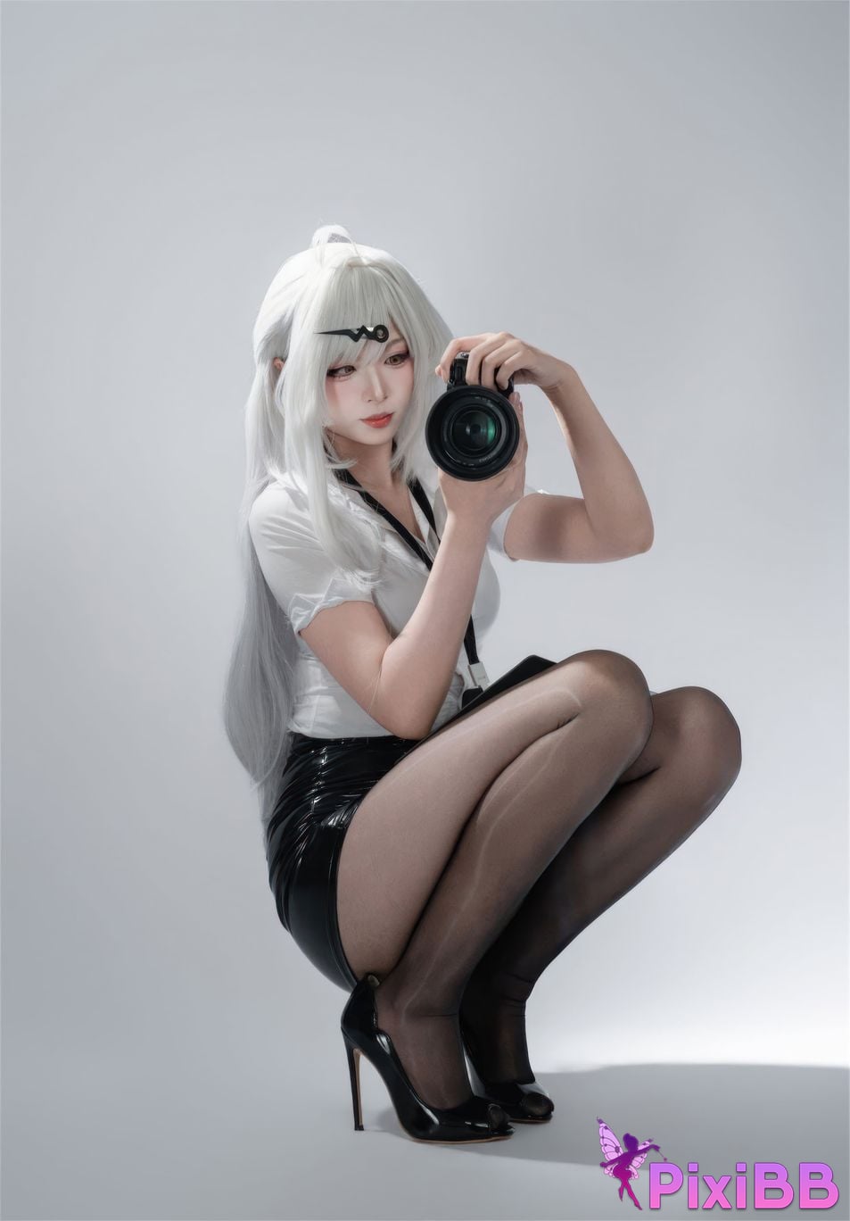 Cosplayer Senior Sister Xuan Xiao absolute zero Yixuan ink shaped traces PixiBB.COM 090