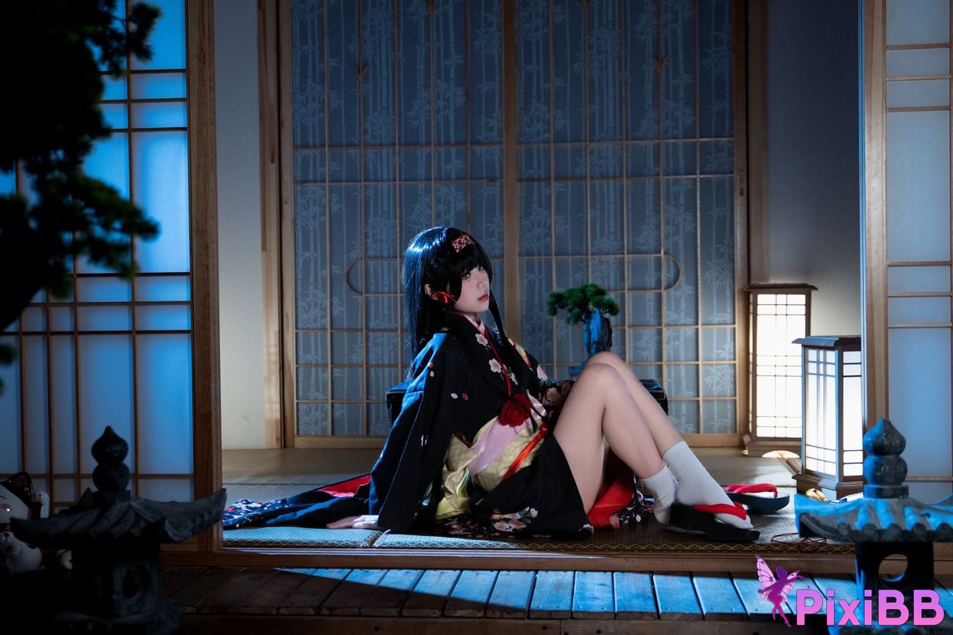 Cosplayer Shimizu Nagi lotus flower PixiBB.COM 014