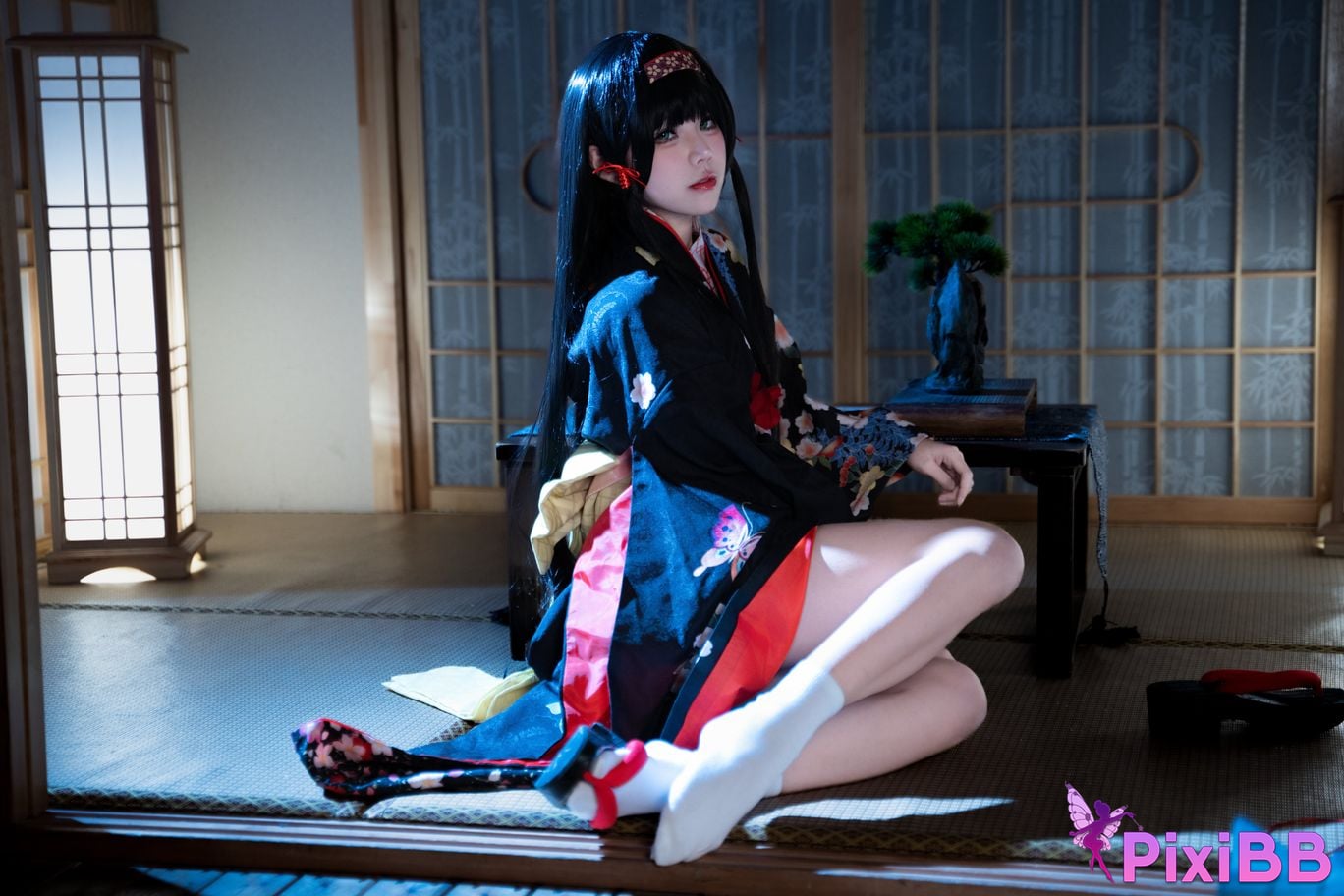 Cosplayer Shimizu Nagi lotus flower PixiBB.COM 018