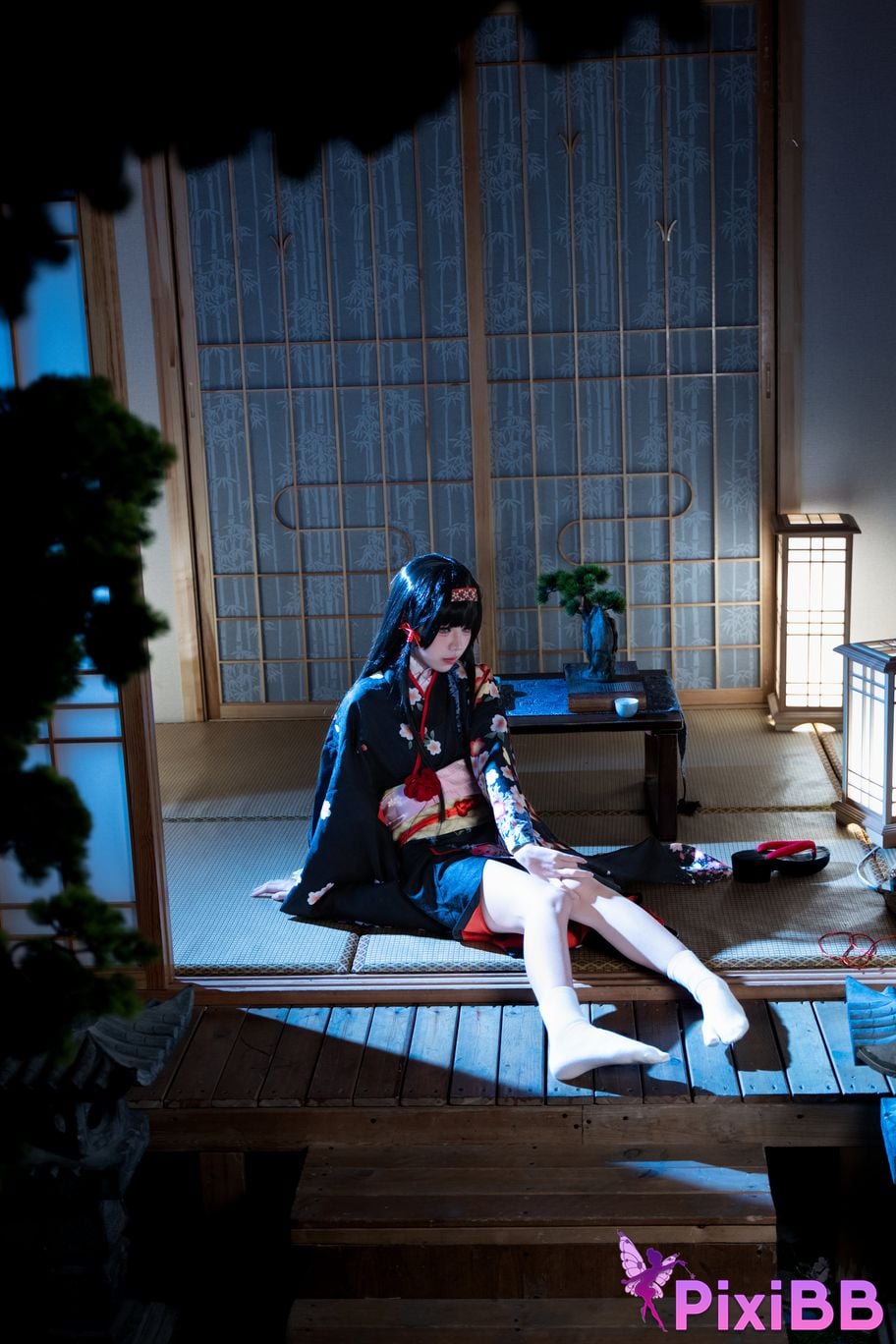 Cosplayer Shimizu Nagi lotus flower PixiBB.COM 022