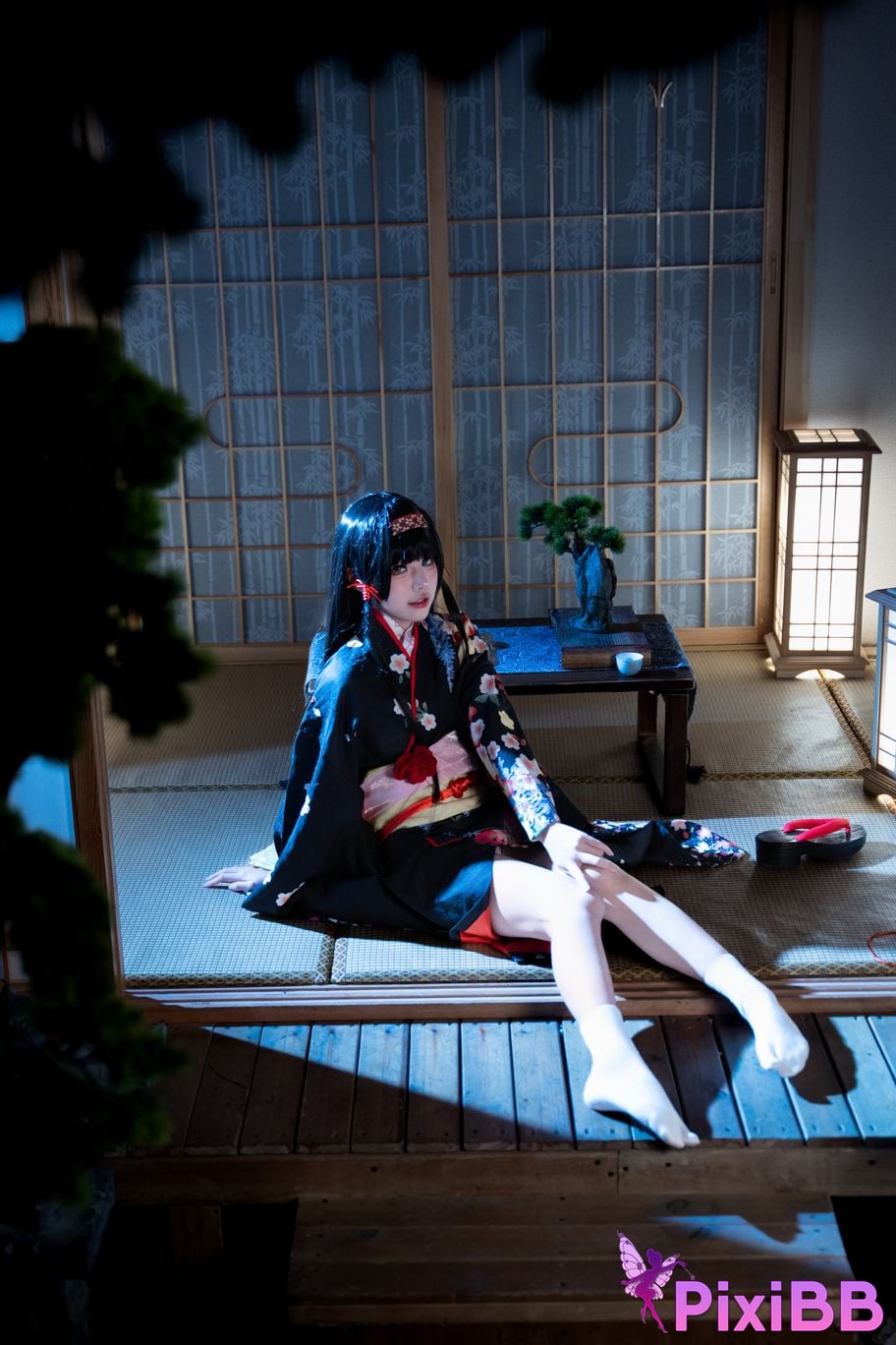 Cosplayer Shimizu Nagi lotus flower PixiBB.COM 023