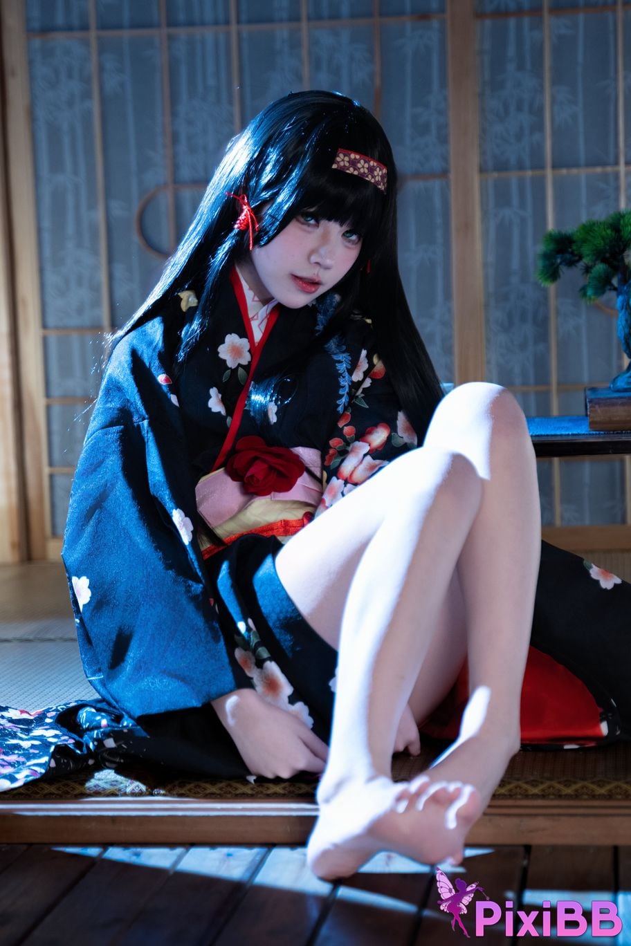 Cosplayer Shimizu Nagi lotus flower PixiBB.COM 039