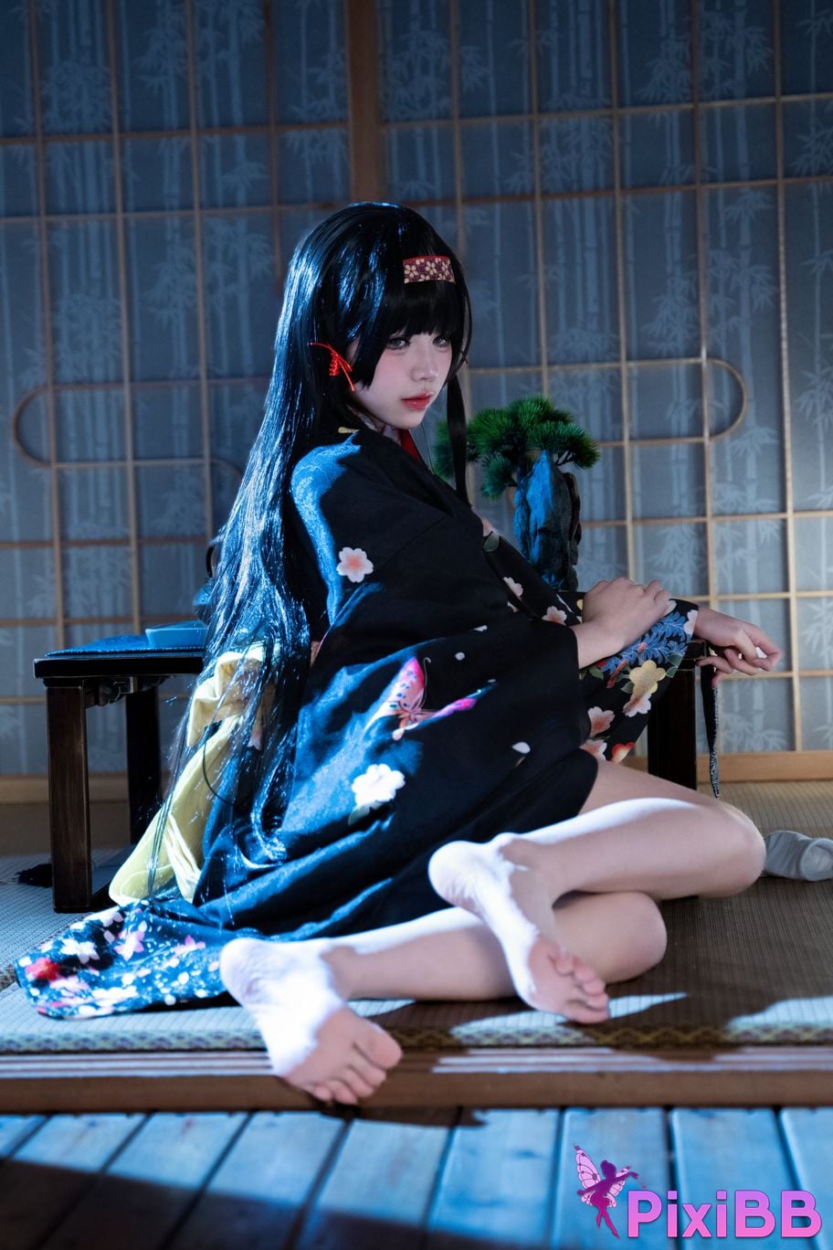 Cosplayer Shimizu Nagi lotus flower PixiBB.COM 046