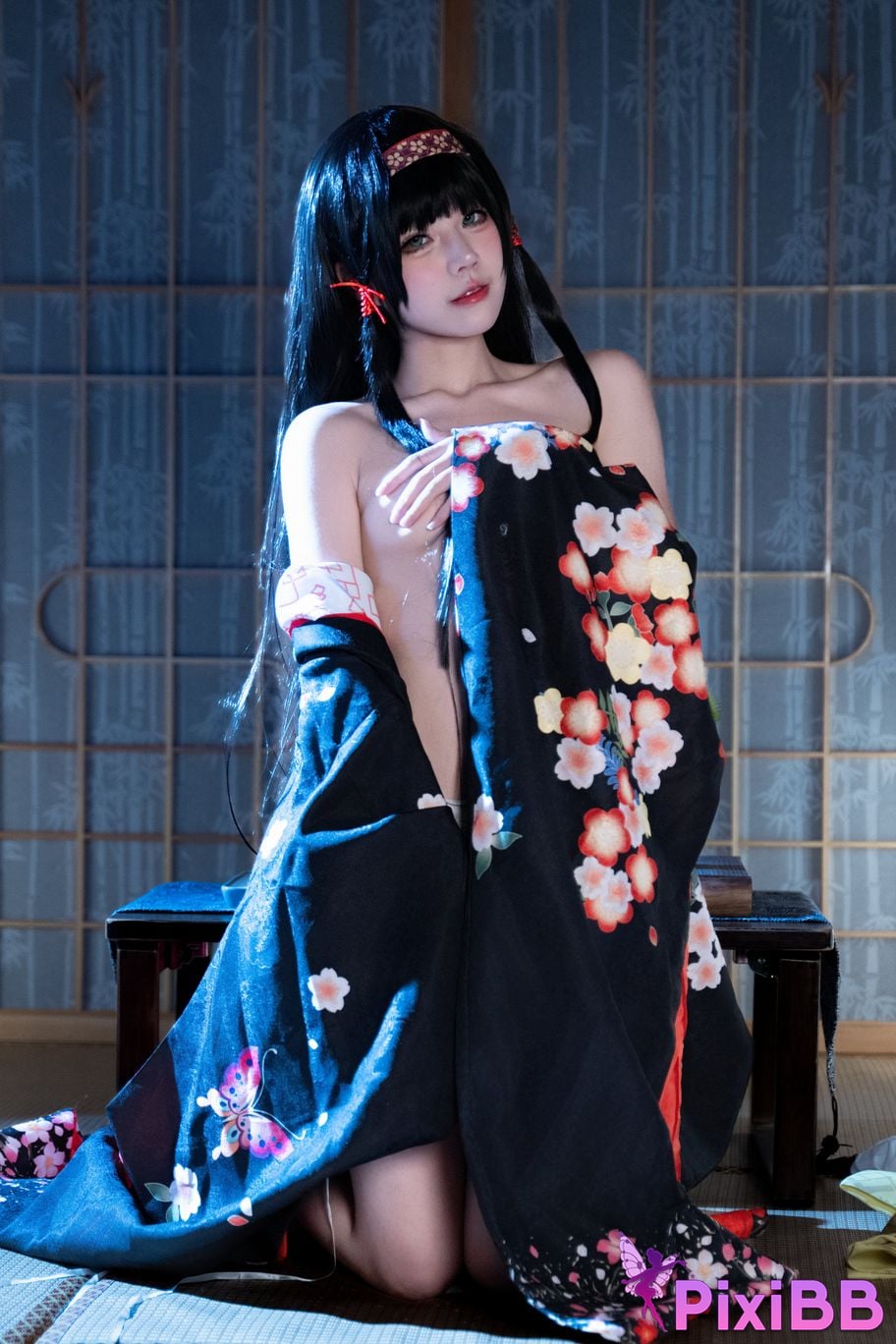 Cosplayer Shimizu Nagi lotus flower PixiBB.COM 058