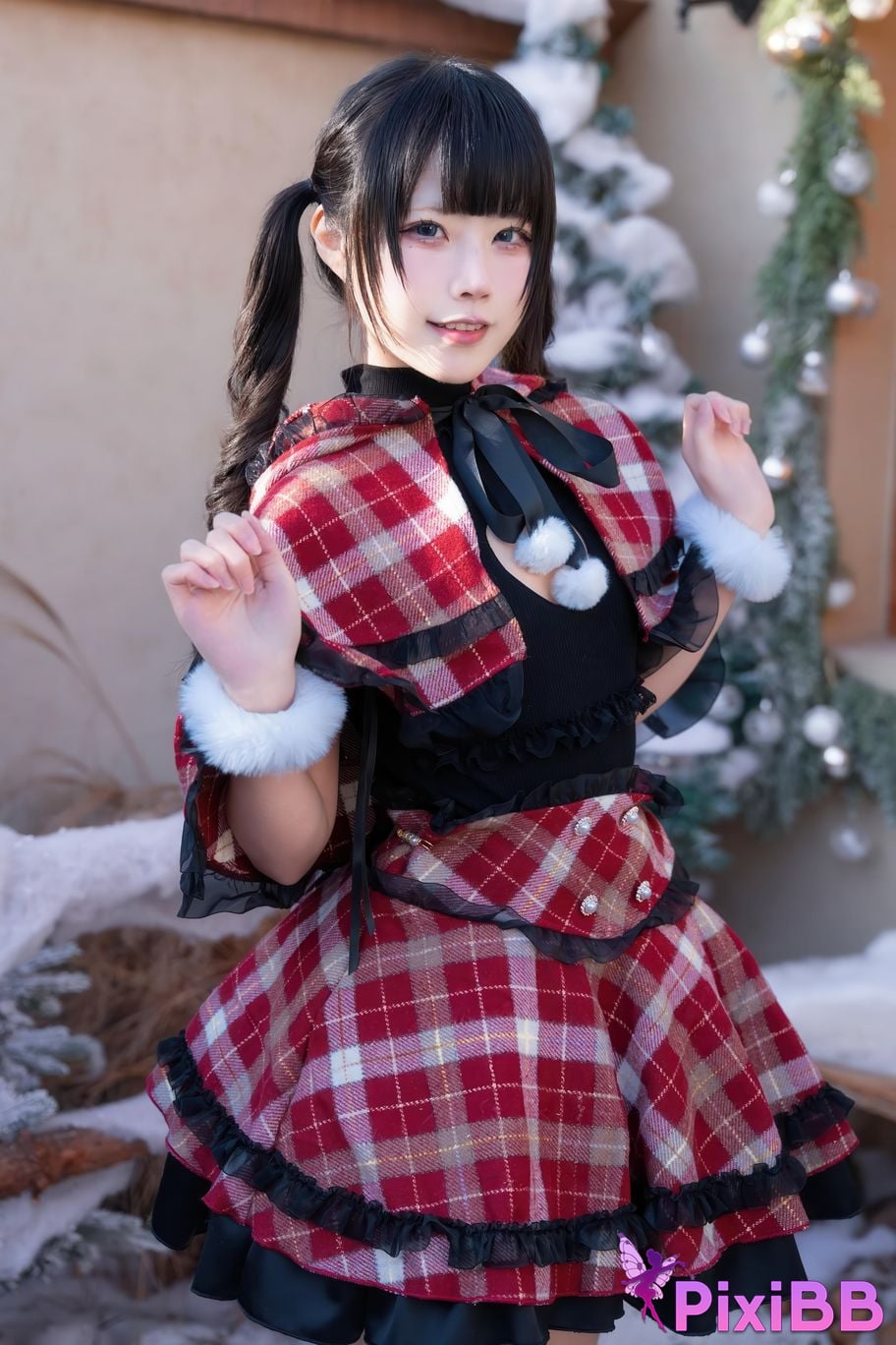 Cosplayer Shimizu Nagi Christmas day and night PixiBB.COM 027