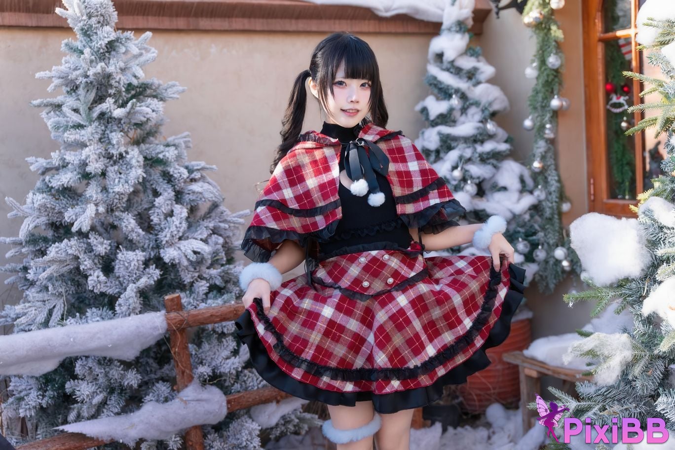Cosplayer Shimizu Nagi Christmas day and night PixiBB.COM 028