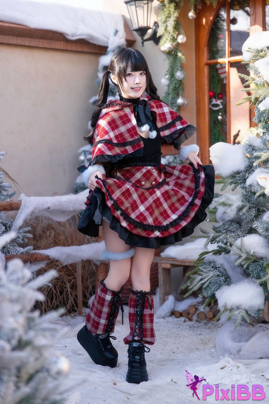 Cosplayer Shimizu Nagi Christmas day and night PixiBB.COM 043