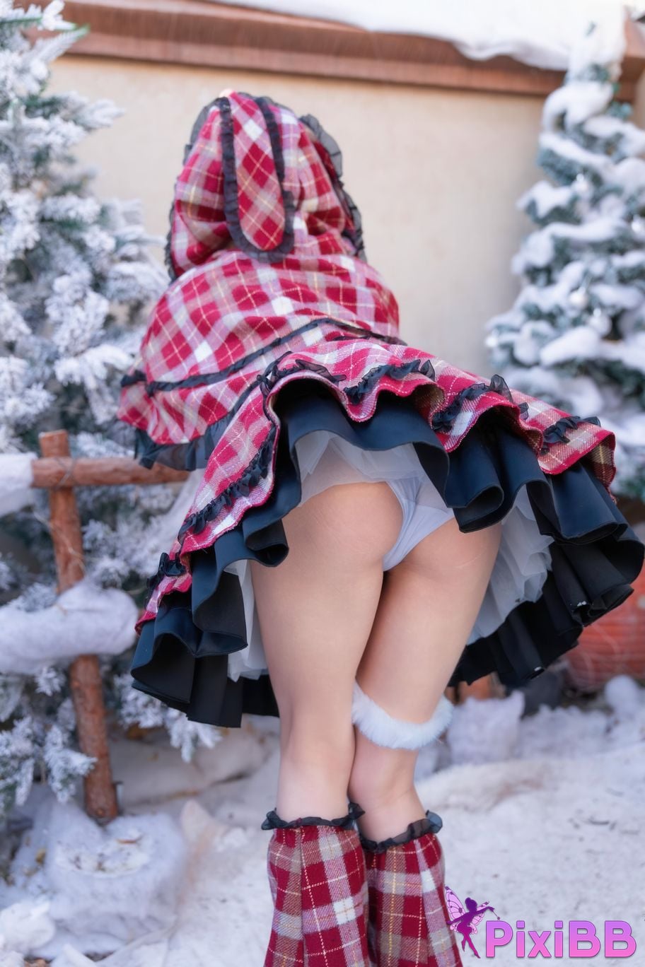 Cosplayer Shimizu Nagi Christmas day and night PixiBB.COM 055