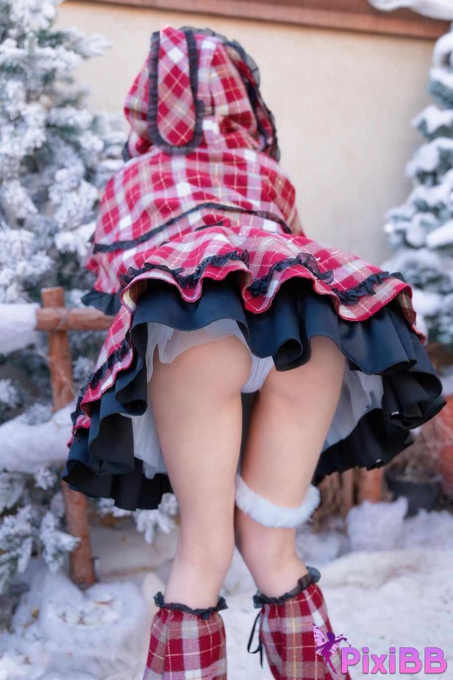 Cosplayer Shimizu Nagi Christmas day and night PixiBB.COM 056