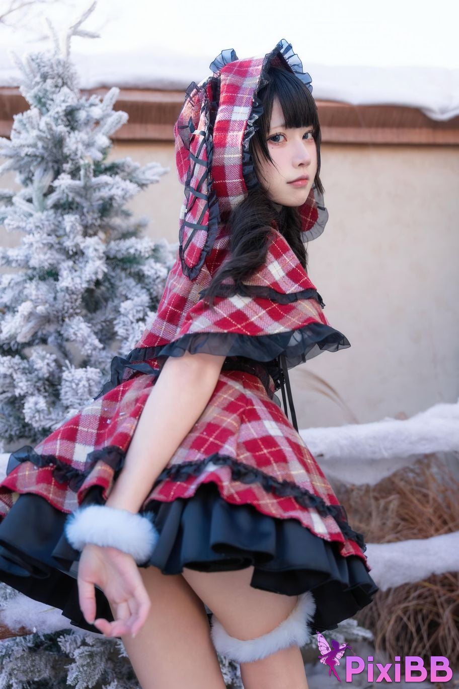 Cosplayer Shimizu Nagi Christmas day and night PixiBB.COM 058