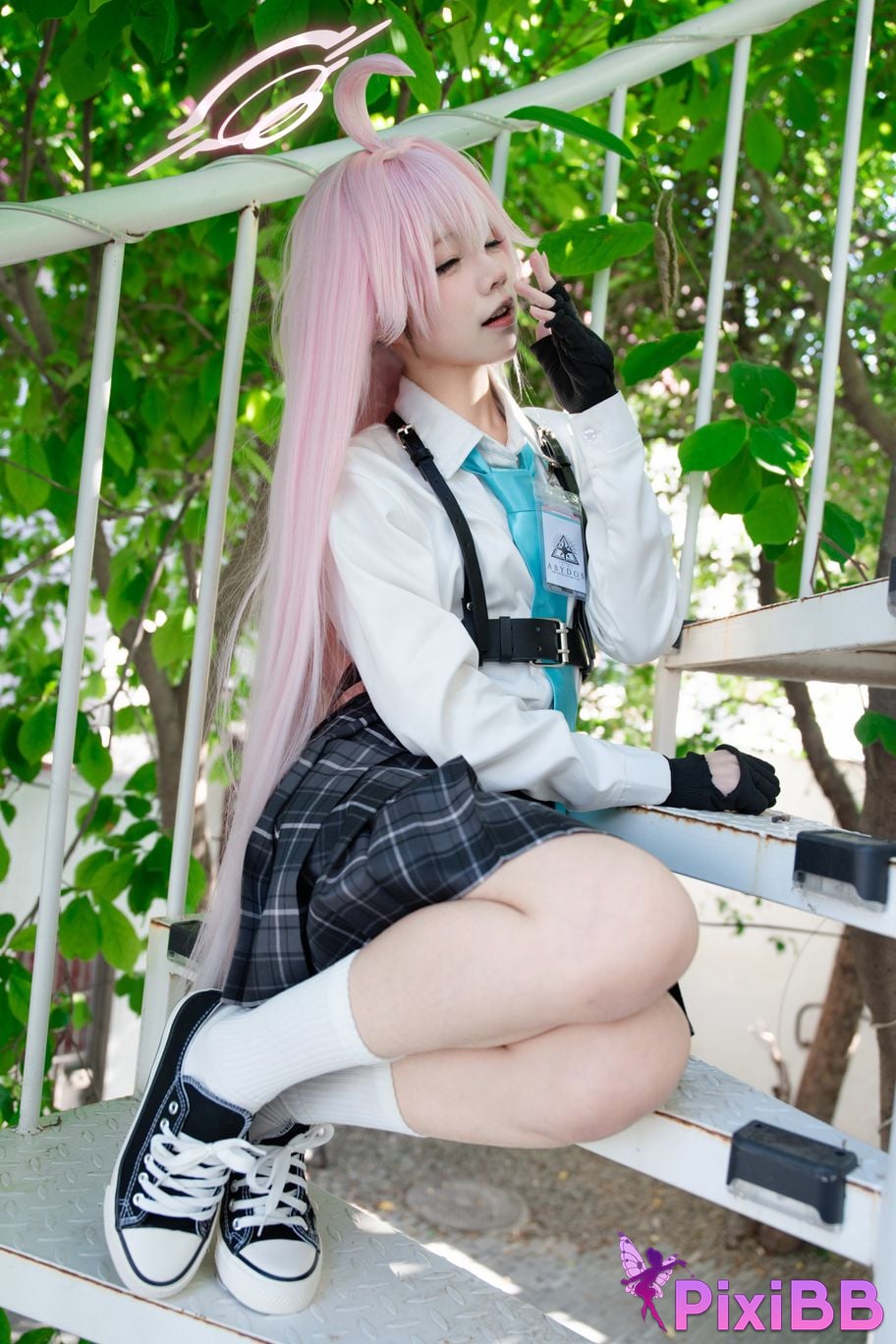 Cosplayer Shimizu Nagi Birds in the Starry Wilderness PixiBB.COM 003