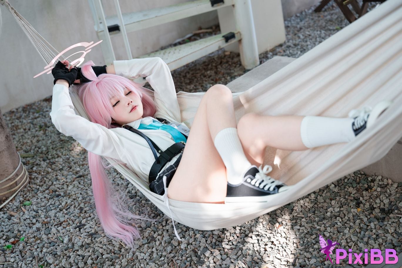 Cosplayer Shimizu Nagi Birds in the Starry Wilderness PixiBB.COM 013