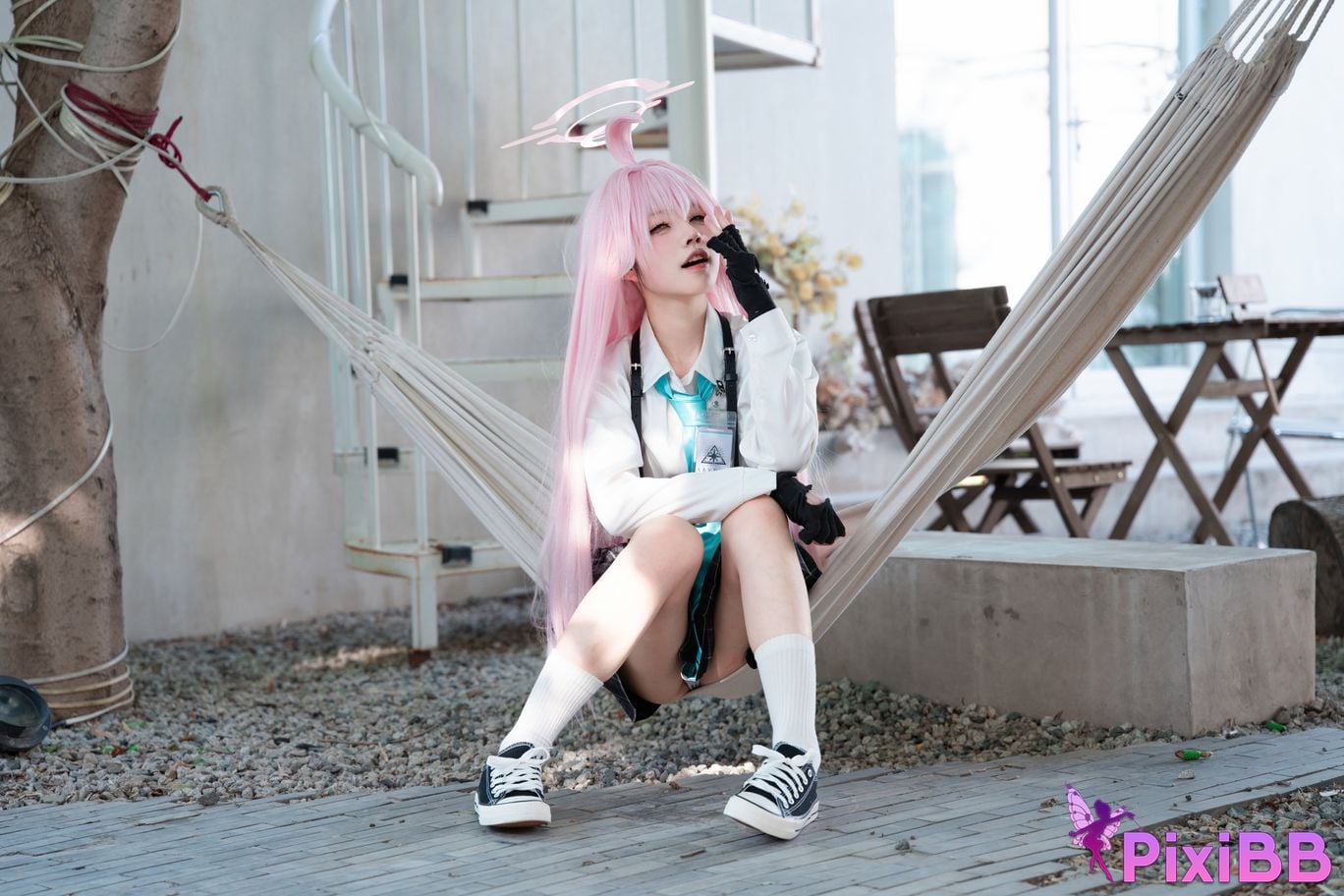 Cosplayer Shimizu Nagi Birds in the Starry Wilderness PixiBB.COM 016