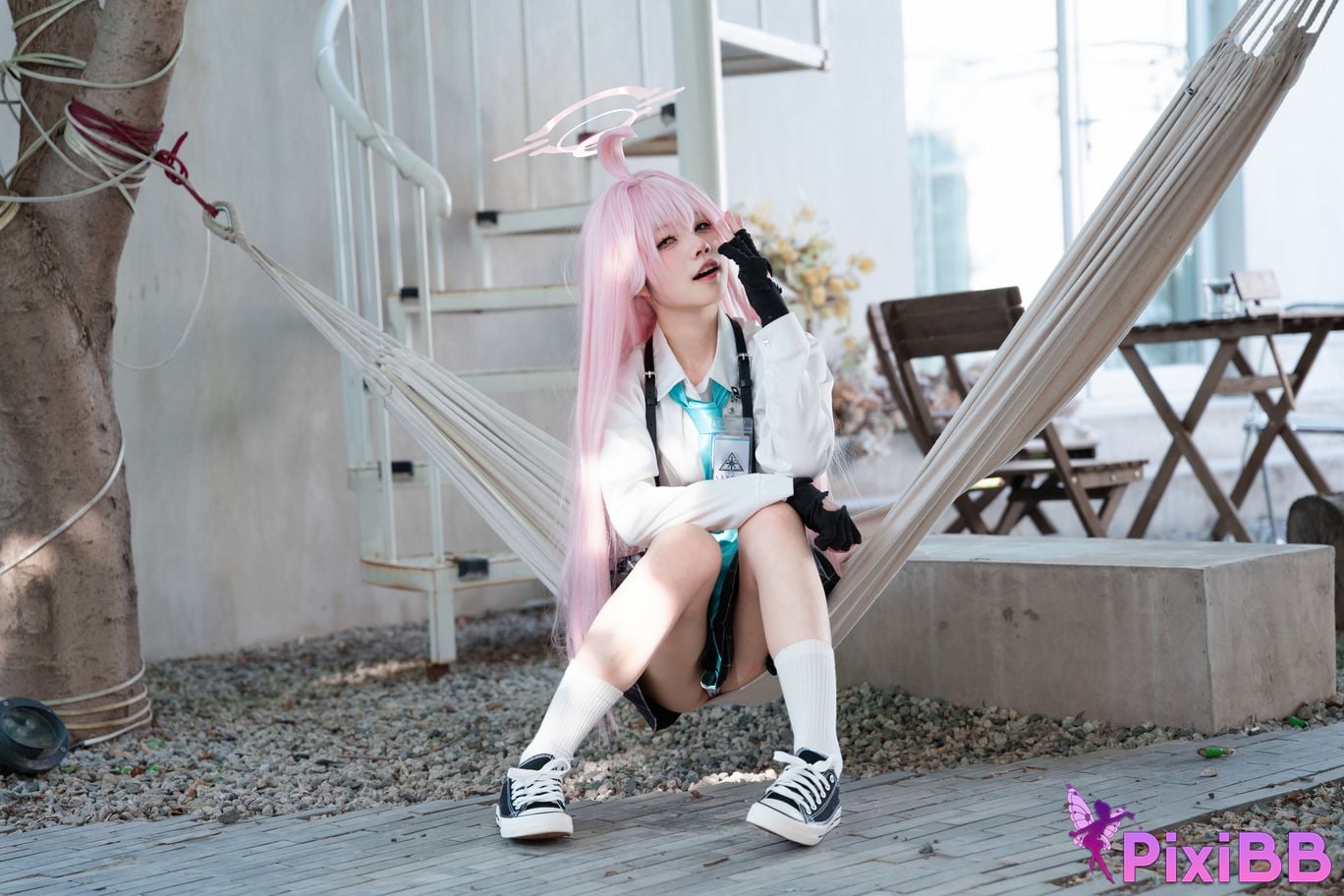 Cosplayer Shimizu Nagi Birds in the Starry Wilderness PixiBB.COM 017