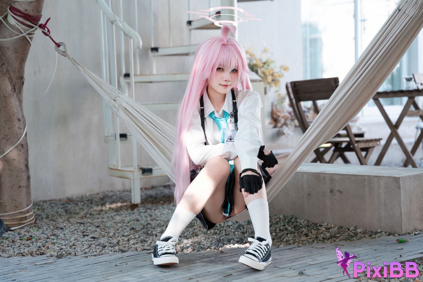 Cosplayer Shimizu Nagi Birds in the Starry Wilderness PixiBB.COM 018