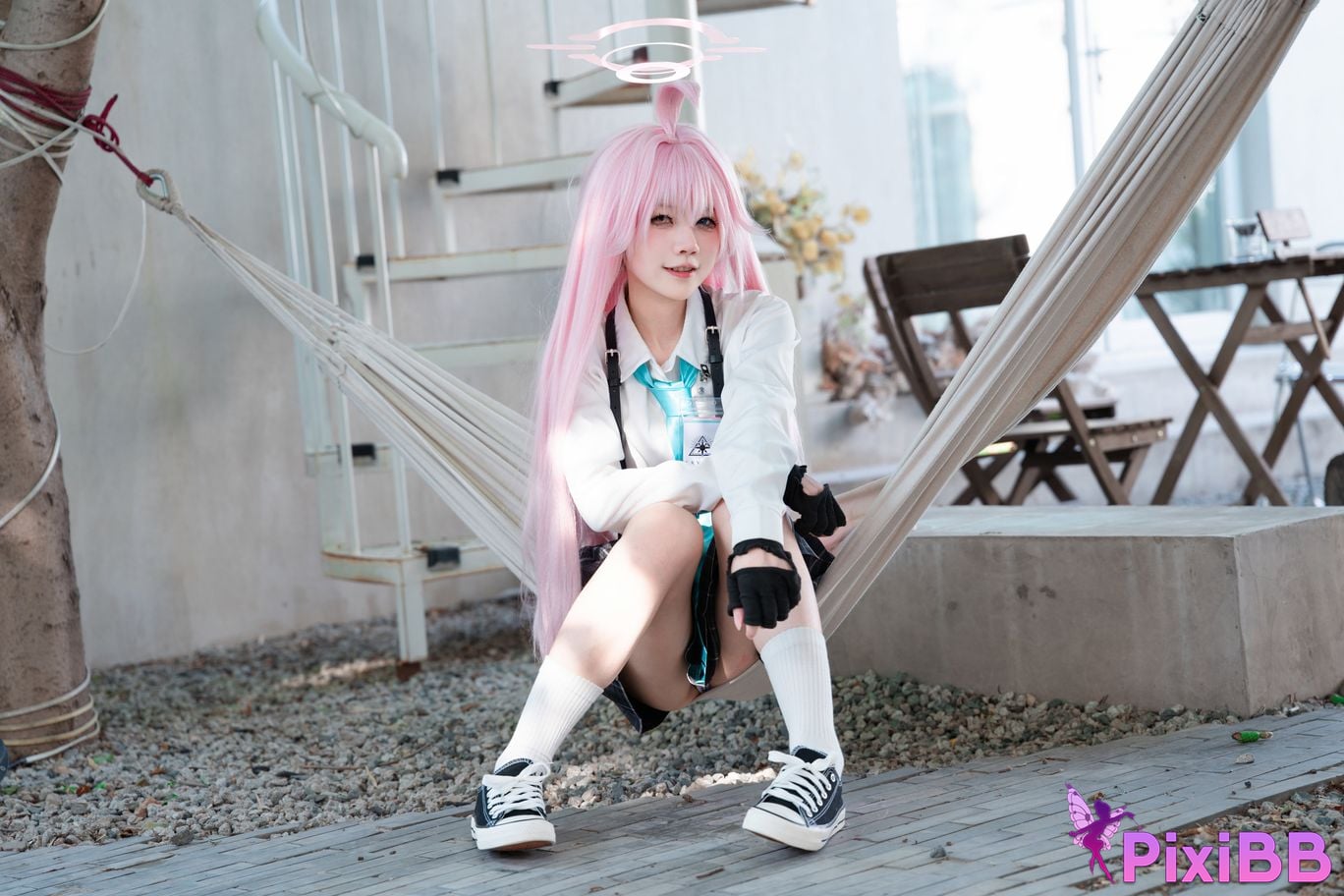 Cosplayer Shimizu Nagi Birds in the Starry Wilderness PixiBB.COM 019