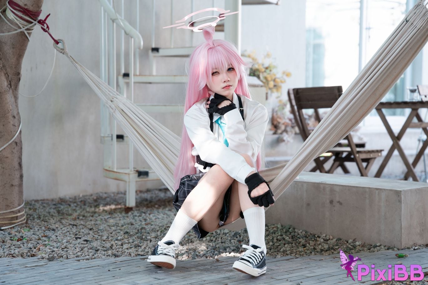 Cosplayer Shimizu Nagi Birds in the Starry Wilderness PixiBB.COM 020