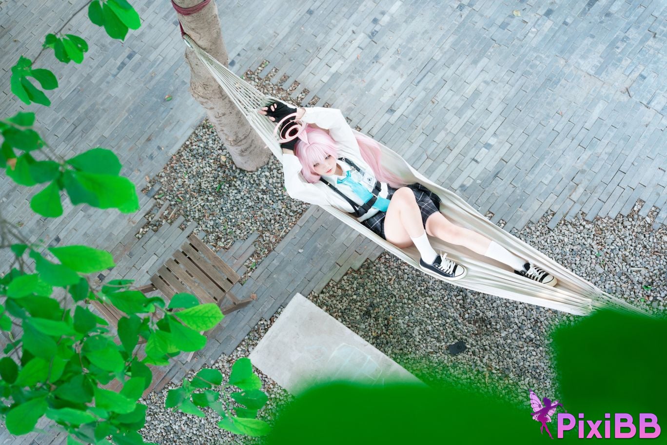 Cosplayer Shimizu Nagi Birds in the Starry Wilderness PixiBB.COM 024