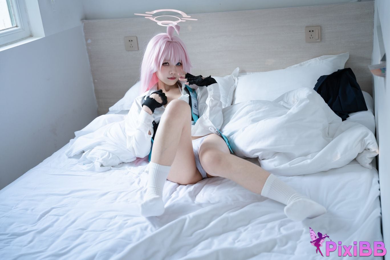 Cosplayer Shimizu Nagi Birds in the Starry Wilderness PixiBB.COM 032