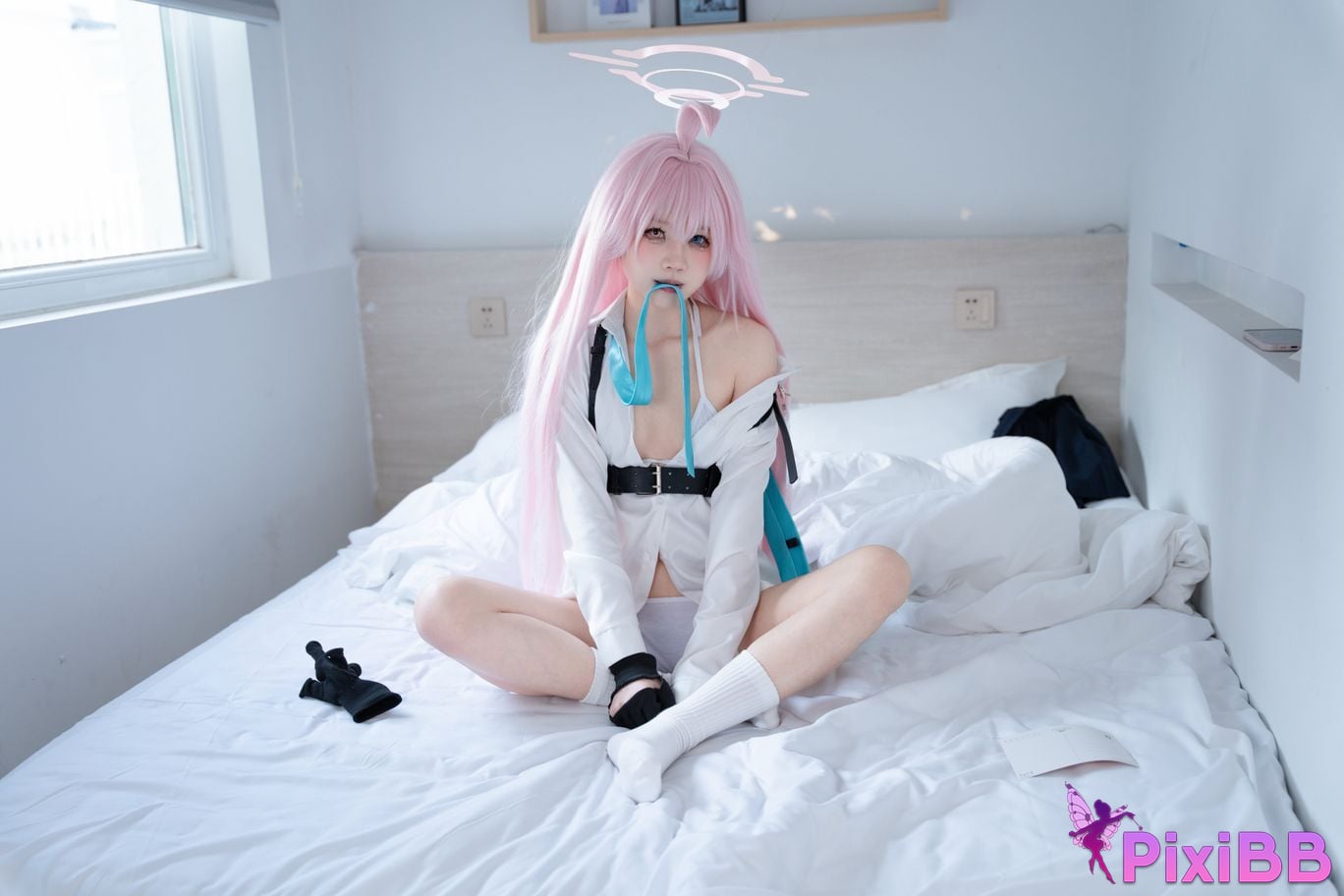 Cosplayer Shimizu Nagi Birds in the Starry Wilderness PixiBB.COM 040