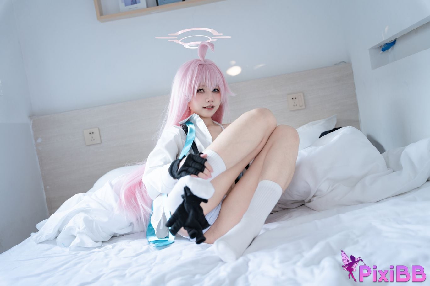 Cosplayer Shimizu Nagi Birds in the Starry Wilderness PixiBB.COM 046