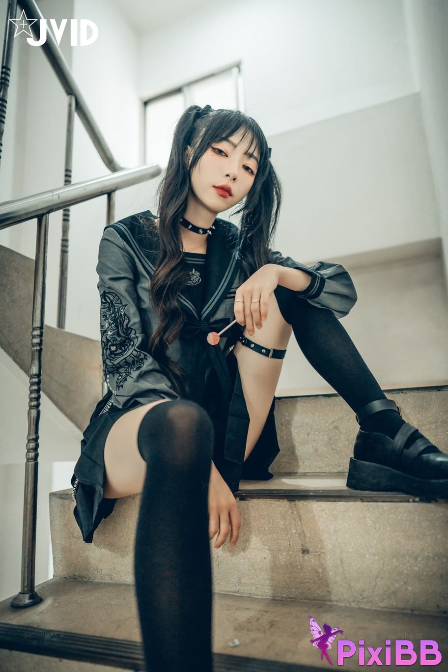 JVID Piao Ge Color Delusion Series Xiao Hua Ye Shi Da Jie Tou PixiBB.COM 008