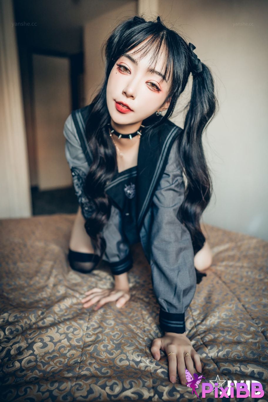 JVID Piao Ge Color Delusion Series Xiao Hua Ye Shi Da Jie Tou PixiBB.COM 013