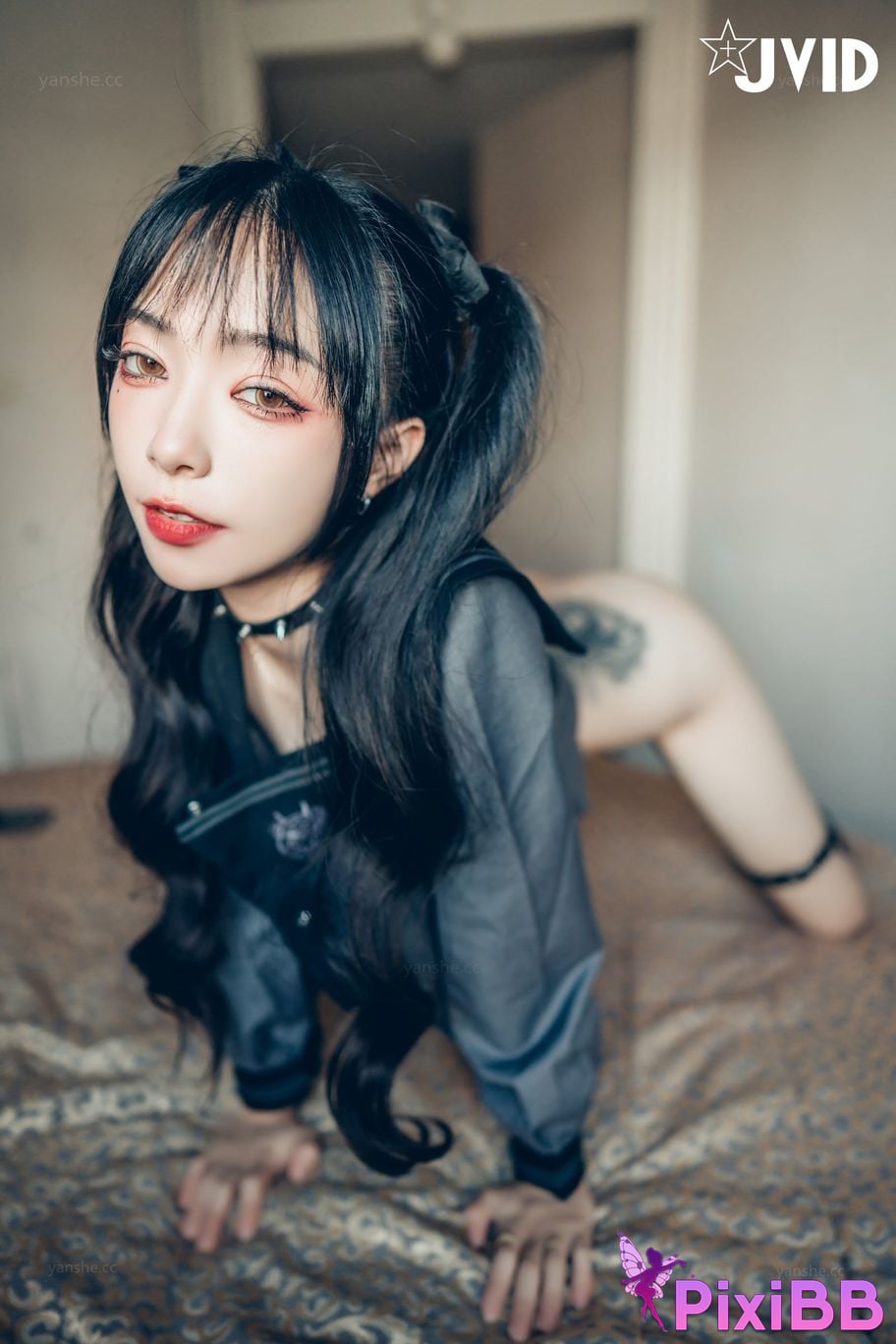 JVID Piao Ge Color Delusion Series Xiao Hua Ye Shi Da Jie Tou PixiBB.COM 014