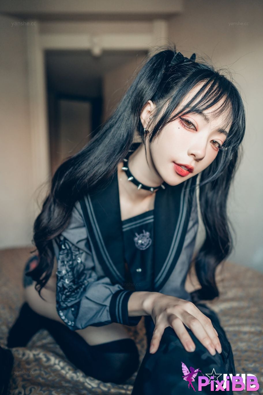 JVID Piao Ge Color Delusion Series Xiao Hua Ye Shi Da Jie Tou PixiBB.COM 015