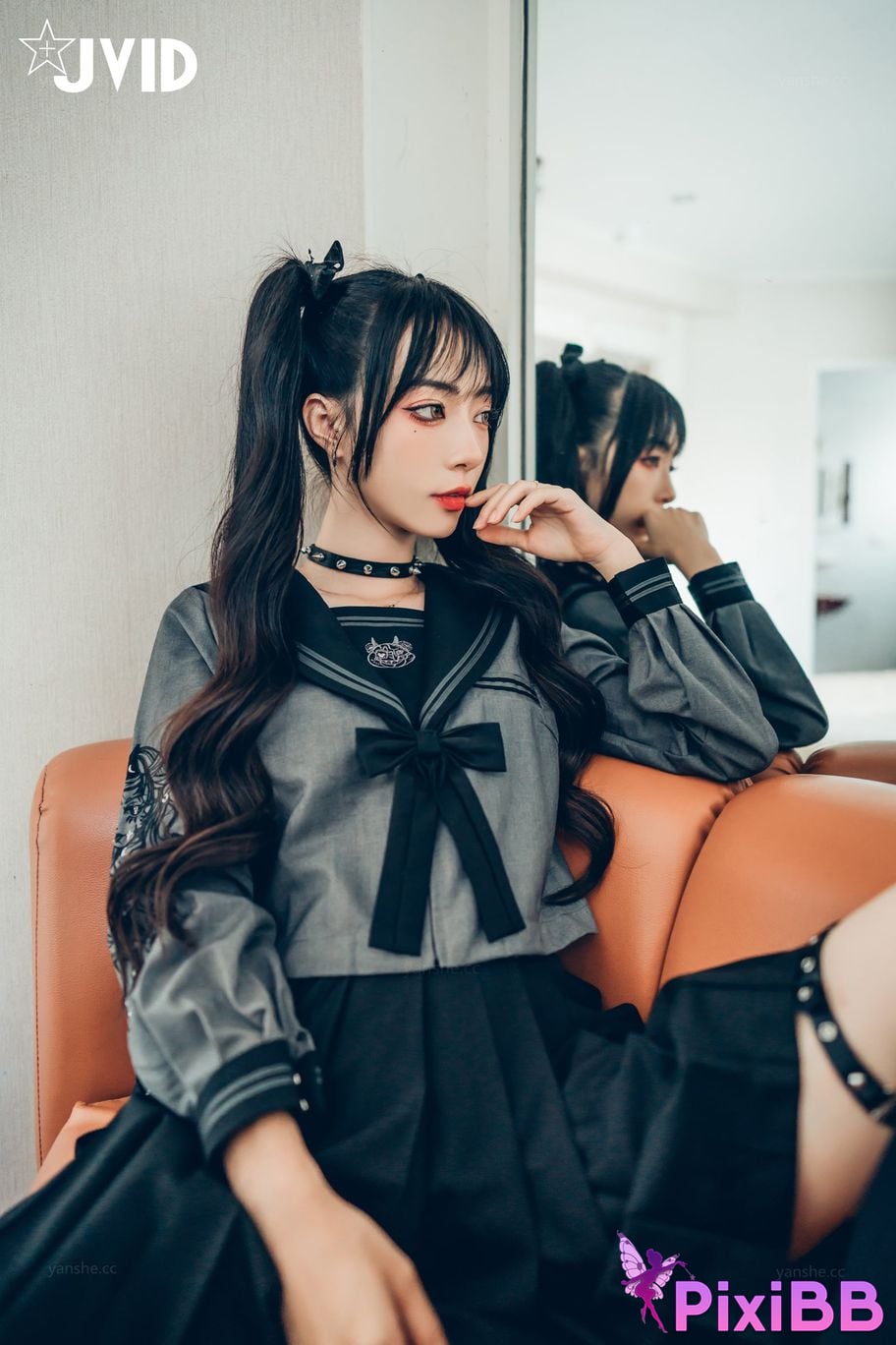 JVID Piao Ge Color Delusion Series Xiao Hua Ye Shi Da Jie Tou PixiBB.COM 030