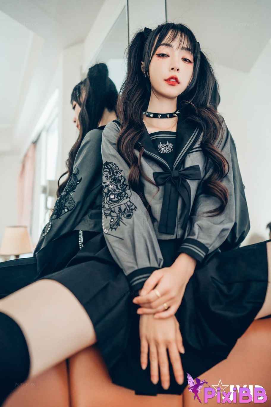 JVID Piao Ge Color Delusion Series Xiao Hua Ye Shi Da Jie Tou PixiBB.COM 033