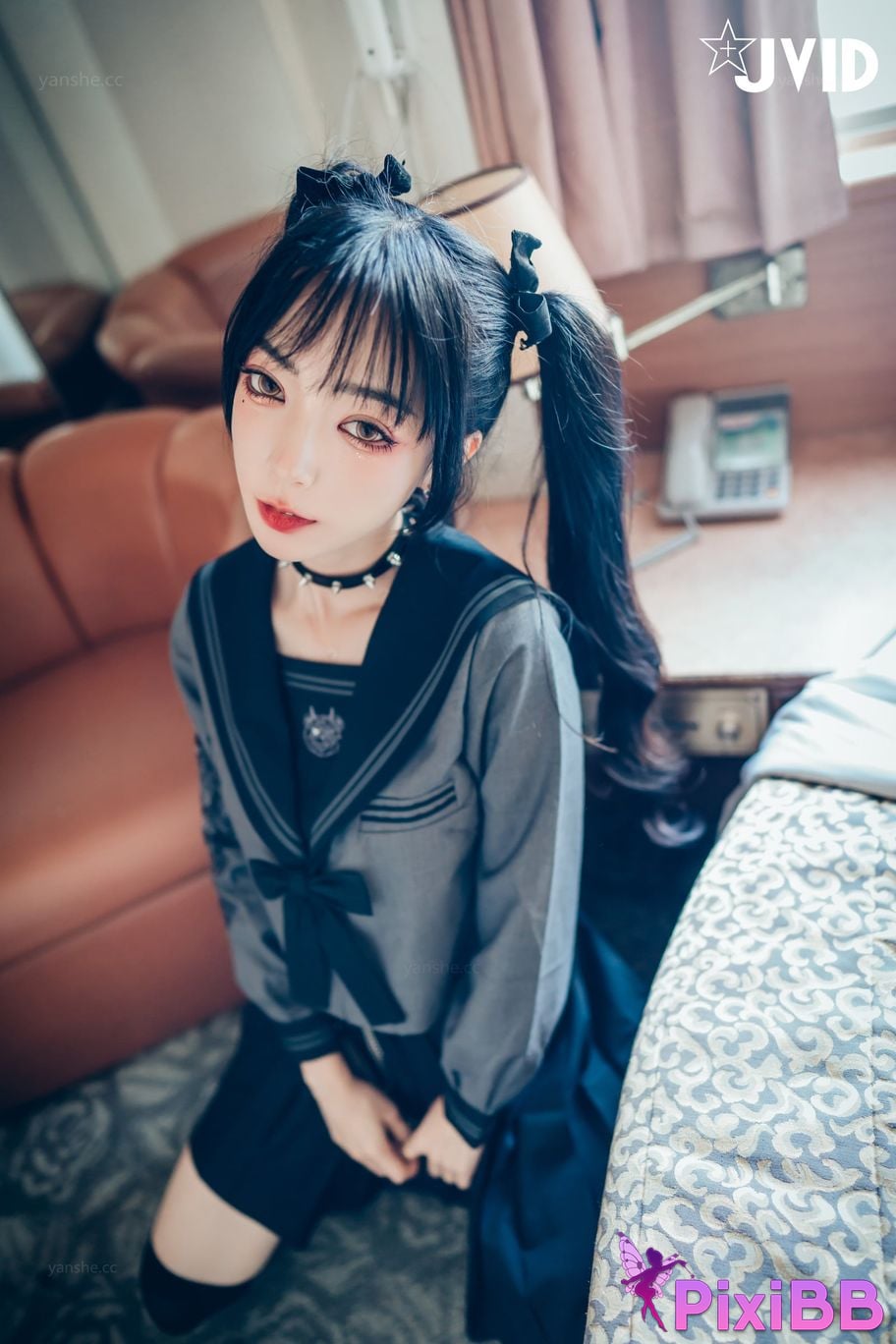 JVID Piao Ge Color Delusion Series Xiao Hua Ye Shi Da Jie Tou PixiBB.COM 037