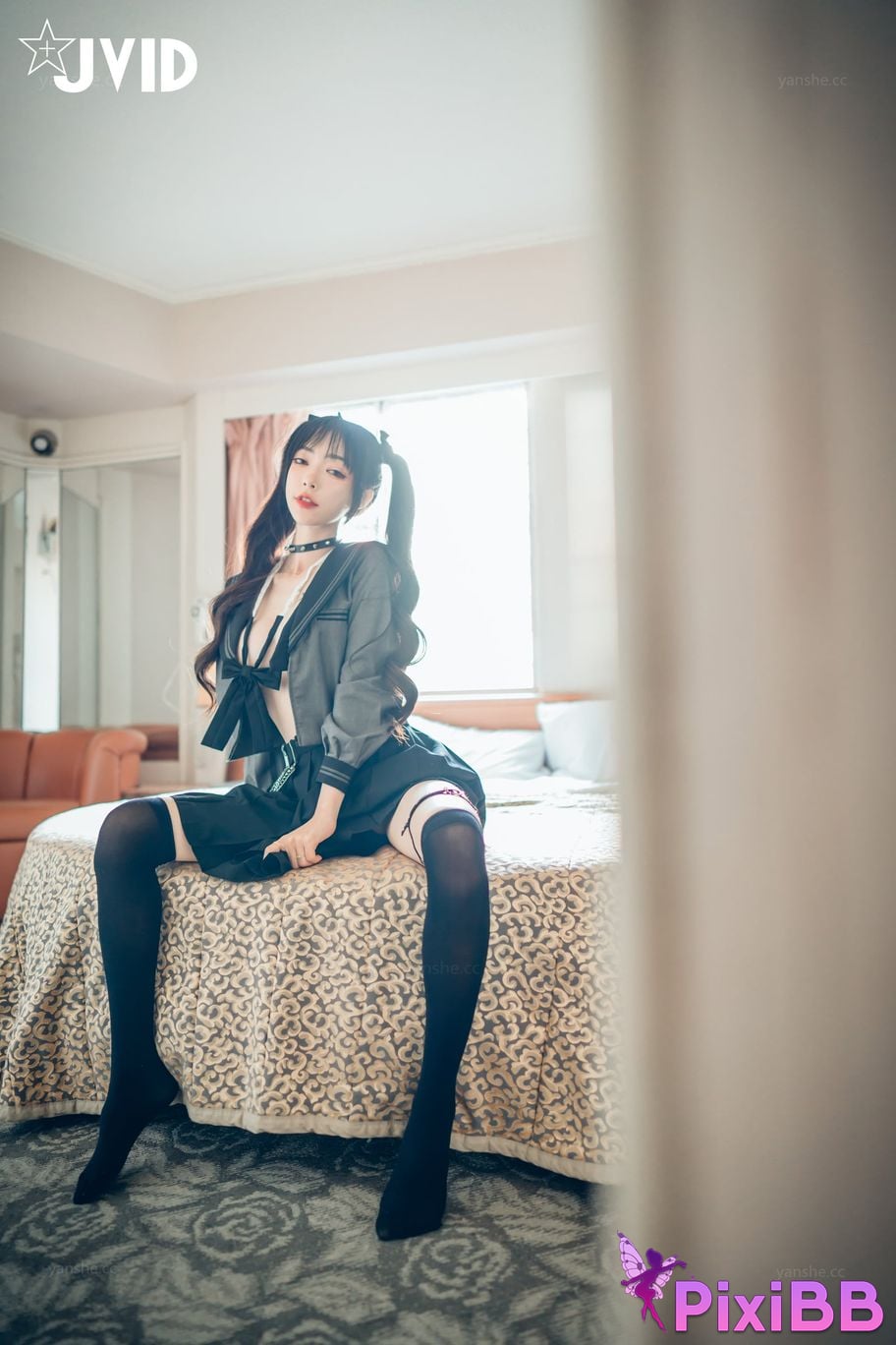 JVID Piao Ge Color Delusion Series Xiao Hua Ye Shi Da Jie Tou PixiBB.COM 040