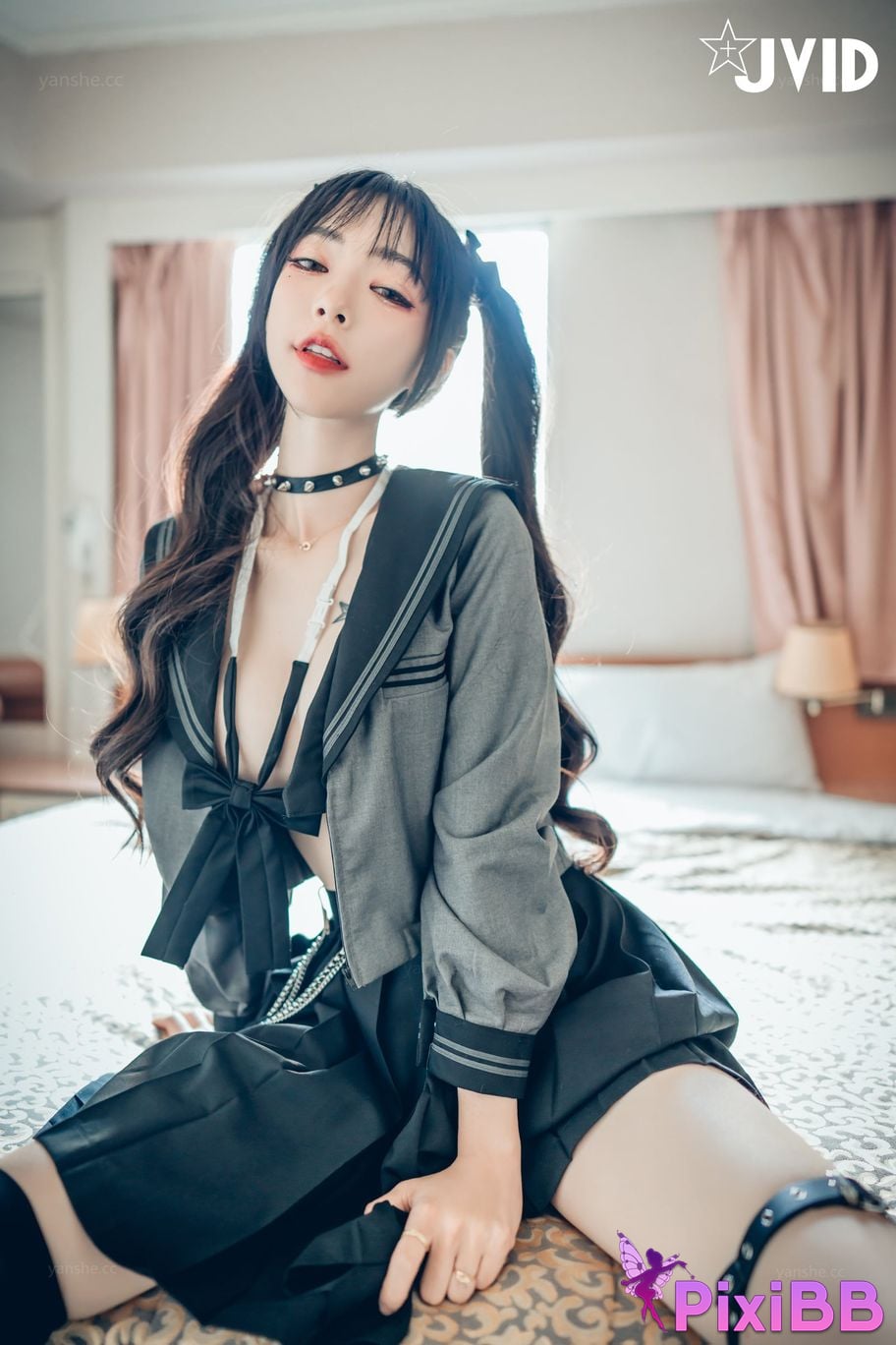 JVID Piao Ge Color Delusion Series Xiao Hua Ye Shi Da Jie Tou PixiBB.COM 041