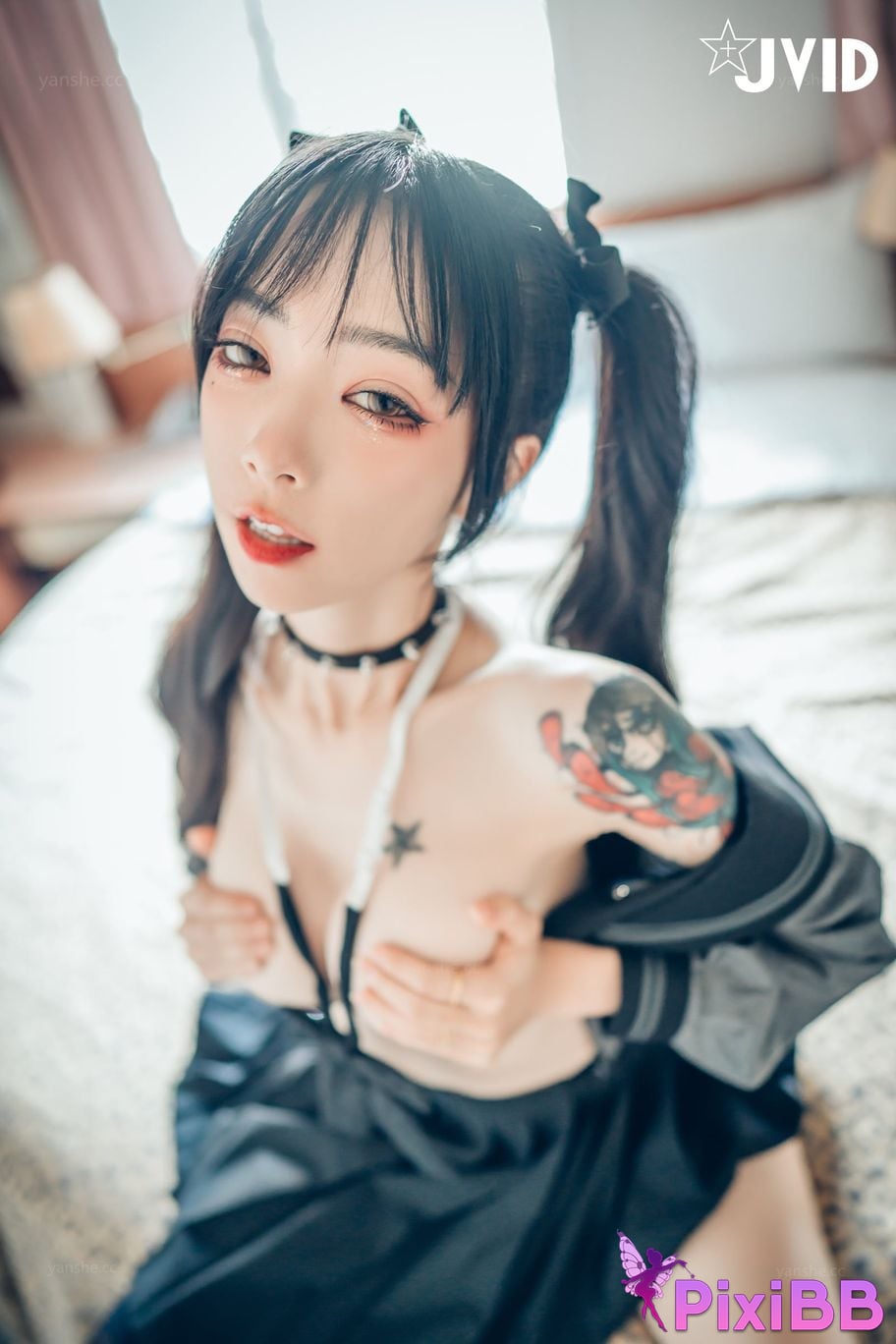 JVID Piao Ge Color Delusion Series Xiao Hua Ye Shi Da Jie Tou PixiBB.COM 043