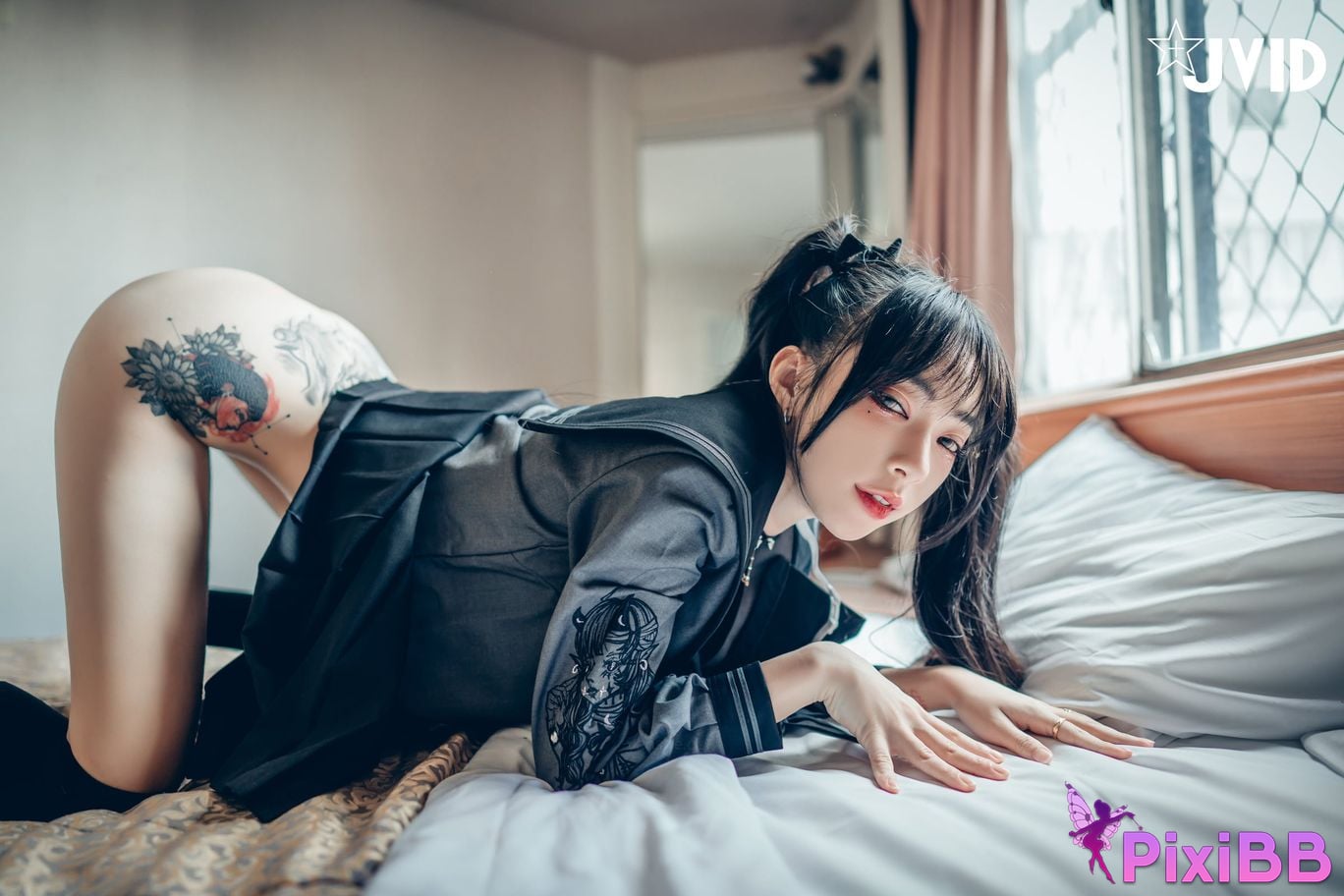 JVID Piao Ge Color Delusion Series Xiao Hua Ye Shi Da Jie Tou PixiBB.COM 044