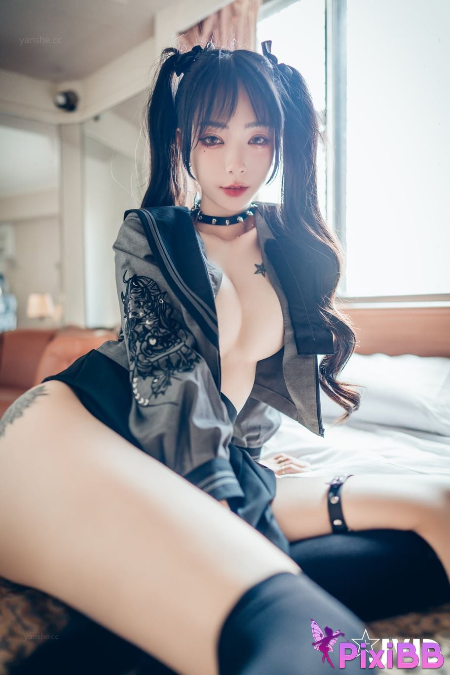 JVID Piao Ge Color Delusion Series Xiao Hua Ye Shi Da Jie Tou PixiBB.COM 049